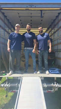 Nick, Cam, and Kyle after a move.